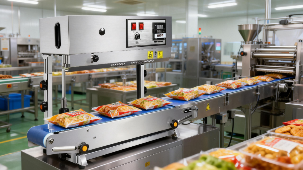 YGPACK FR-150 stand up style Continuous Sealing Machine