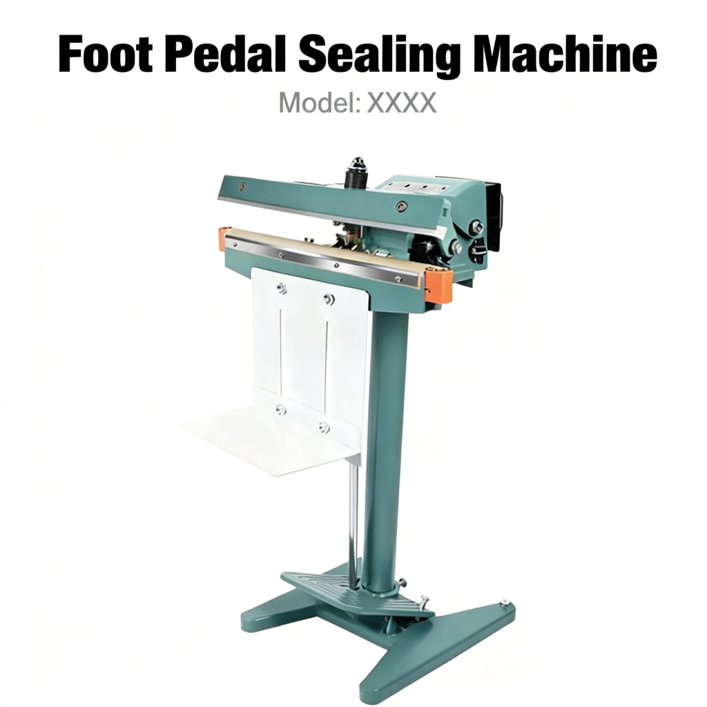 YGPACK 650X2 Aluminum Frame Foot Pedal Sealing Machine