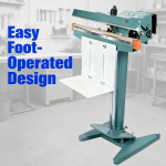 YGPACK 450X2 Aluminum Frame Foot Pedal Sealing Machine - Image 3