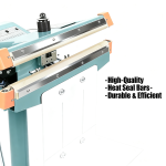 YGPACK 450X2 Aluminum Frame Foot Pedal Sealing Machine - Image 4