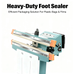 YGPACK 450X2 Aluminum Frame Foot Pedal Sealing Machine - Image 5