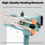 YGPACK 450X2 Aluminum Frame Foot Pedal Sealing Machine - Image 8