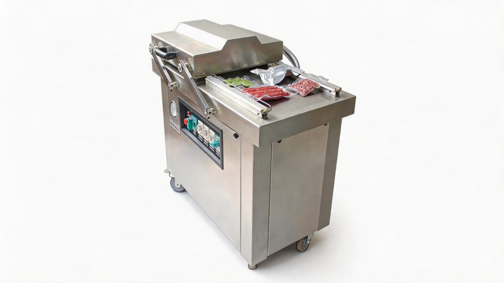 YGPACK DZQ-700 FLAT PLATE Double Chamber Vacuum Sealer