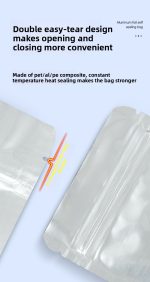 Zipper Aluminum Foil Bag - Image 3